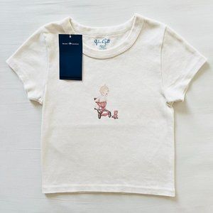 BNWT Brandy Melville/John Galt Angel Baby tricycle pulling teddy bear cart Ashly